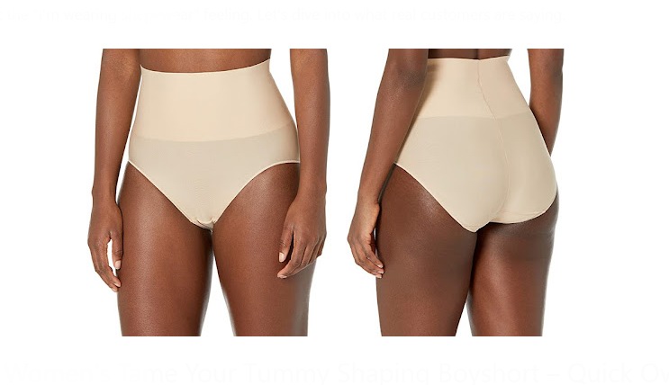 Maidenform Tame Your Tummy Shaping Boyshort Review