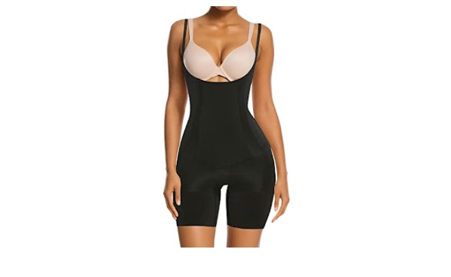 SHAPERX Tummy Control Seamless Fajas Bodysuit
