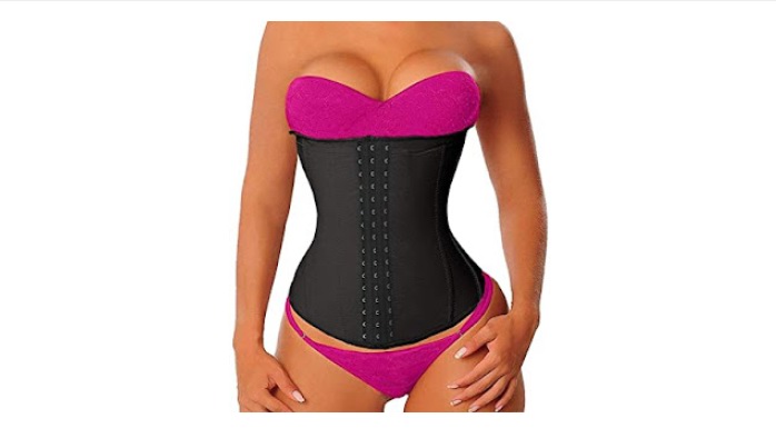 YIANNA Women's Latex Waist Trainer Long Torso